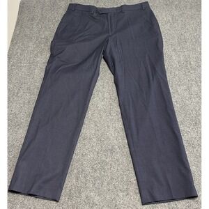 Lauren Ralph Lauren Mens 34/29 Dress Pants‎ Navy Blue Windowpane Houndstooth